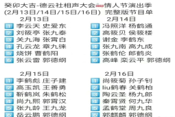 相声演员郭德纲否认于谦单飞