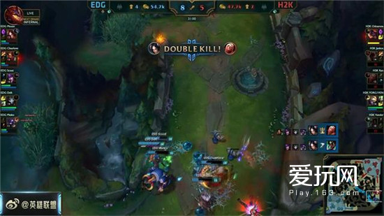 S6第四日EDG支援起奇效 战胜H2K再取一分
