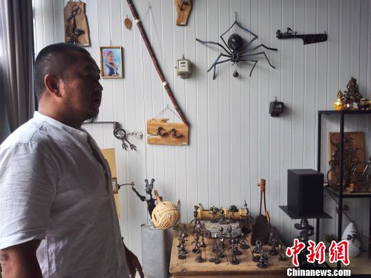 图为李华文工作室。 胡远航 摄