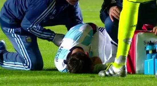 美洲杯开赛前,梅西腰部曾遭遇伤病