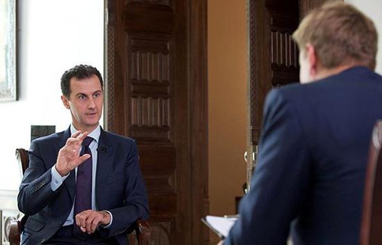 叙利亚总统巴沙尔·阿萨德接受丹麦电视台TV2采访