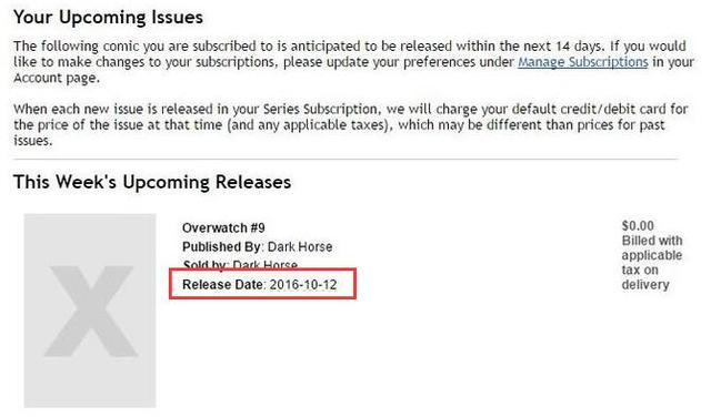 守望第9部漫画10月12日上线！内容截图曝光